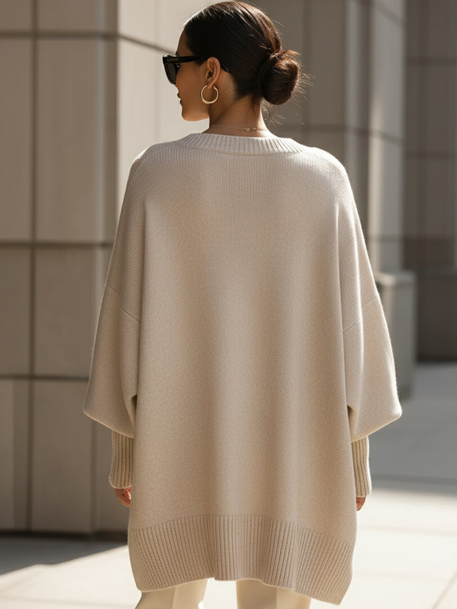 Anneta | Poncho Pull Oversized Élégant