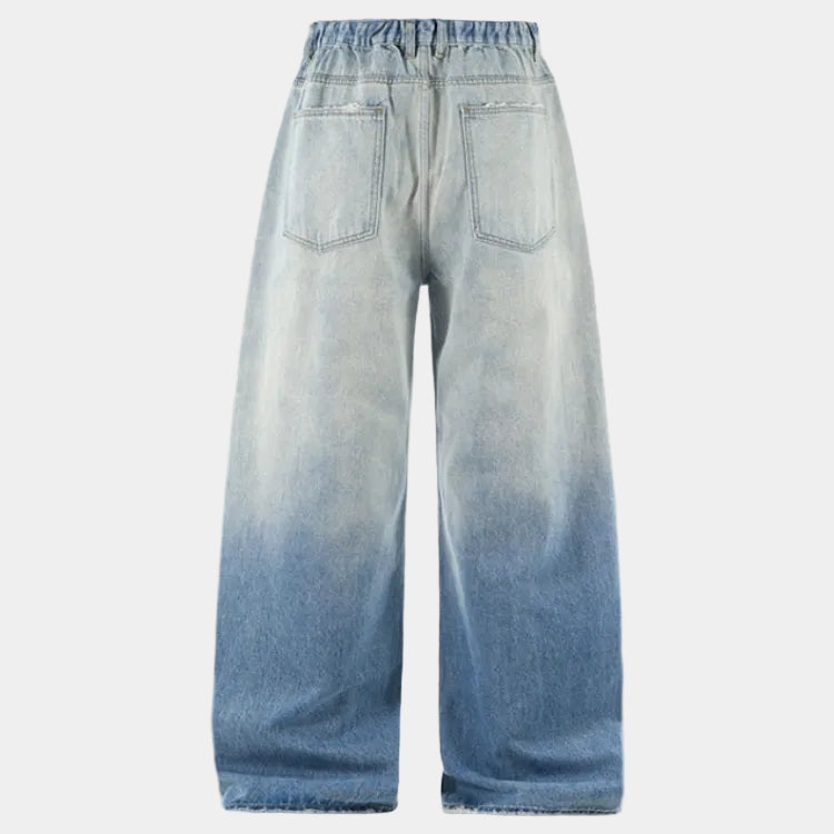 DCRB White Washed Baggy Denim Jeans
