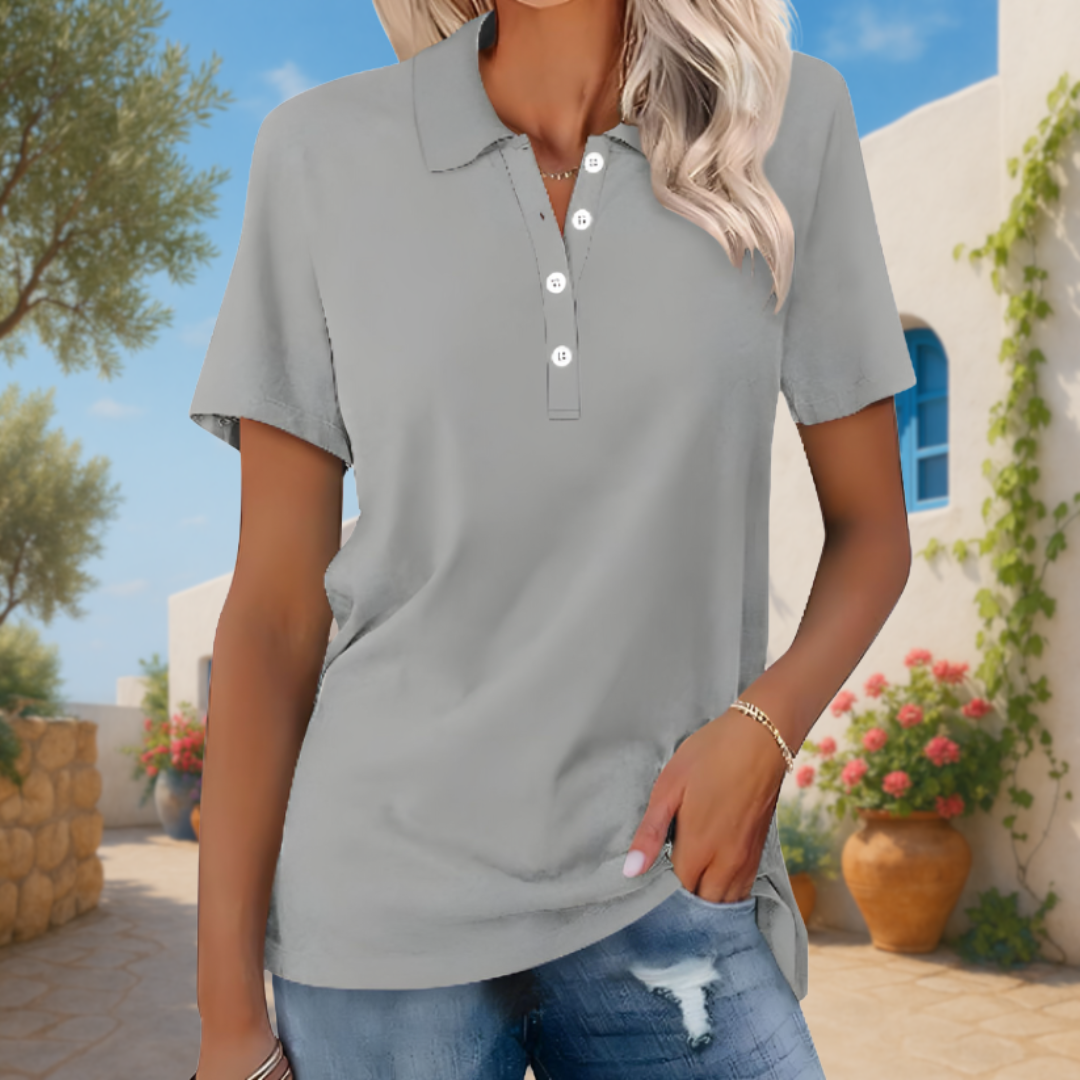 Mia | Polo en matériaux durables pour femme