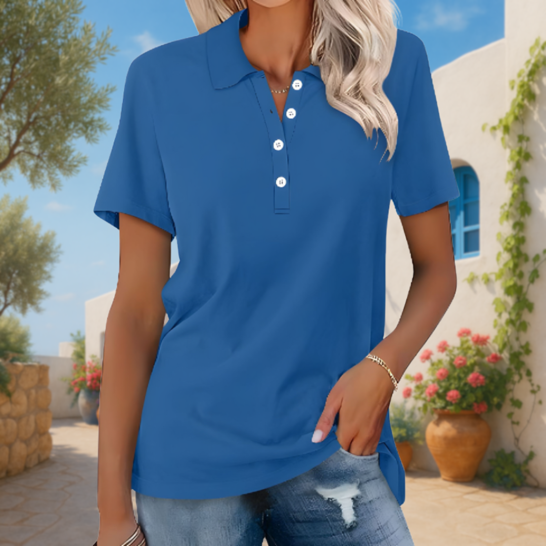 Mia | Polo en matériaux durables pour femme