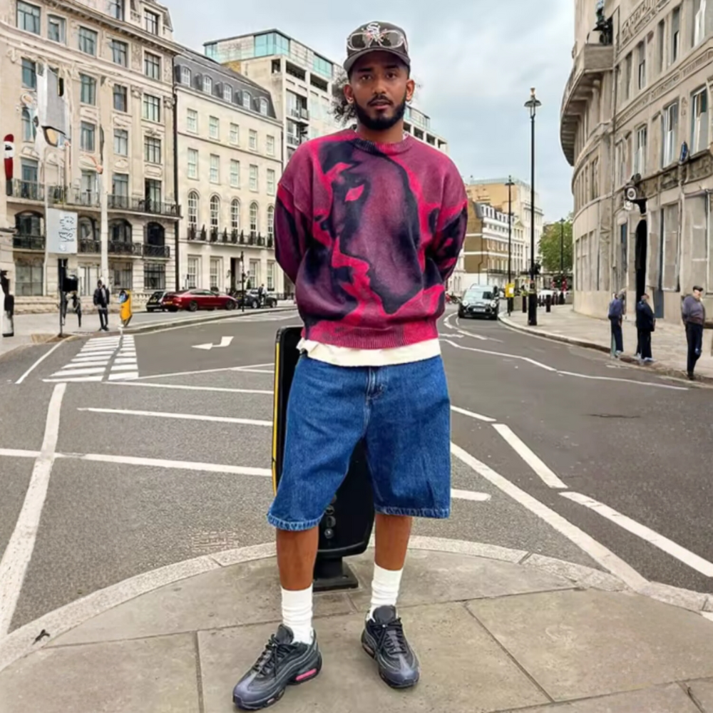 Vortex Graphic Sweatshirt - Purple