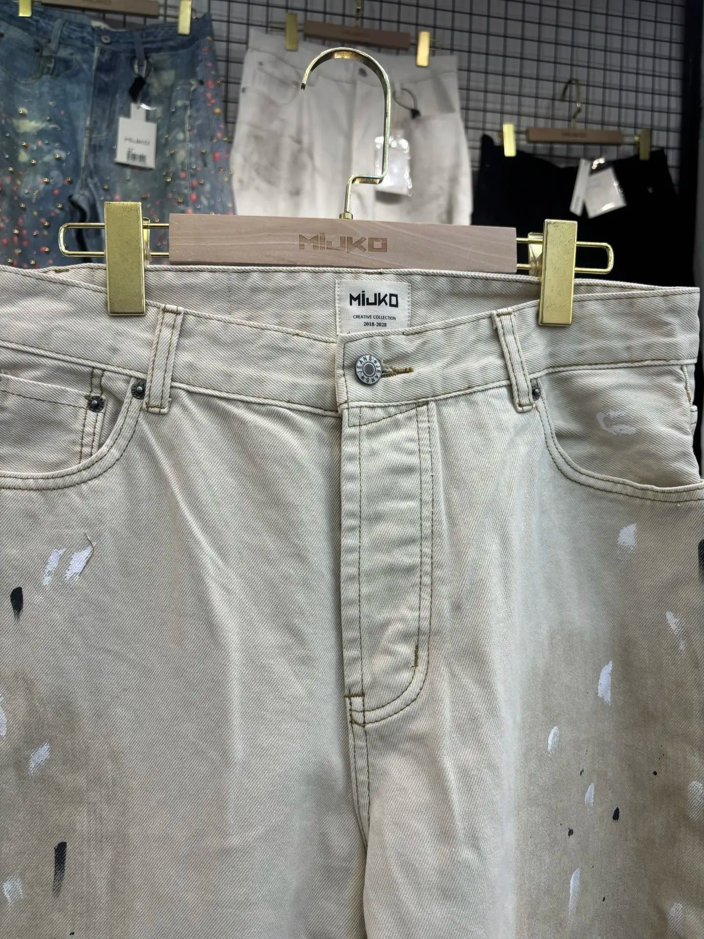 Splatter Baggy Jeans