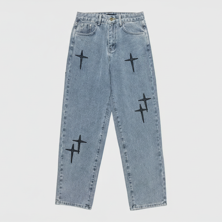Crossed Streetwear Jeans