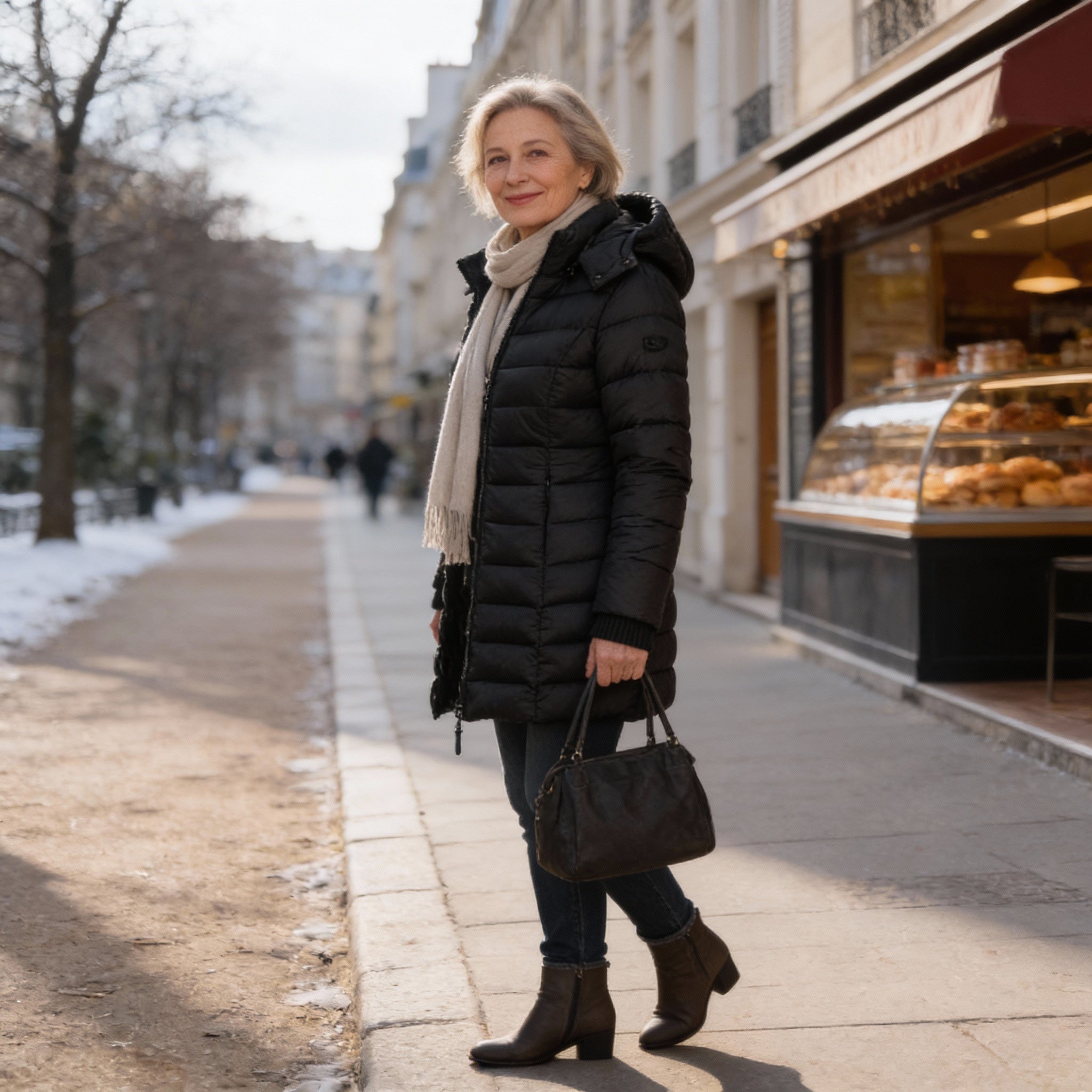 Éloria | Manteau Matelassé Élégance Hivernale