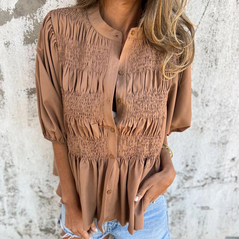 Aukje | Blouse élégante de style Ibiza