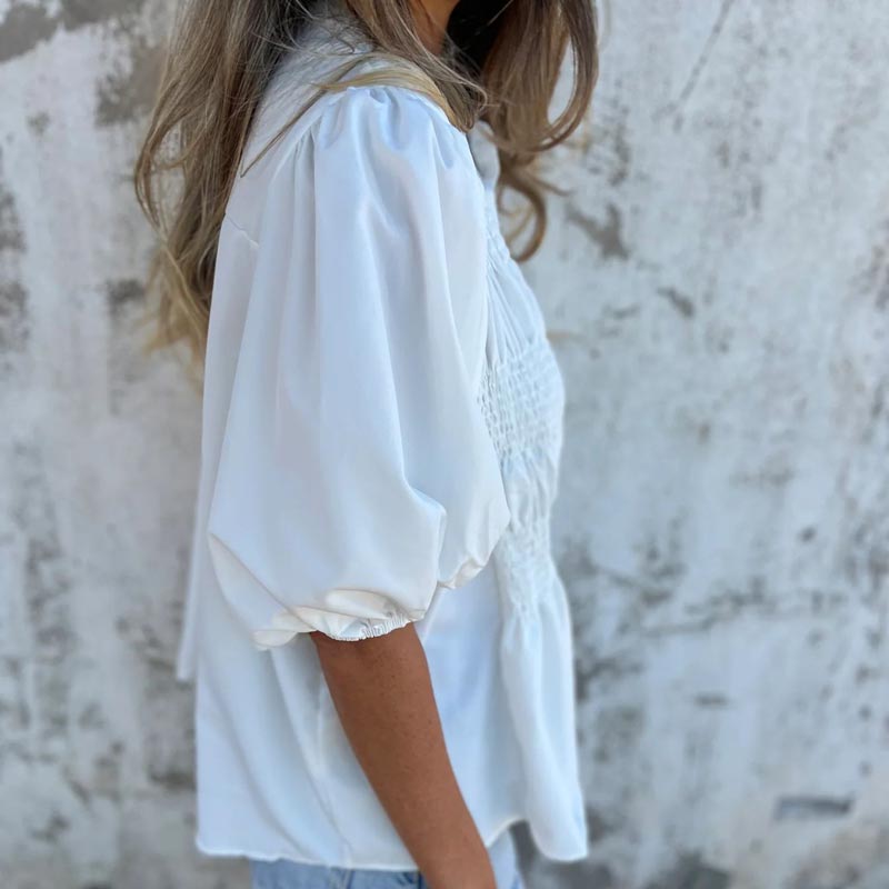 Aukje | Blouse élégante de style Ibiza
