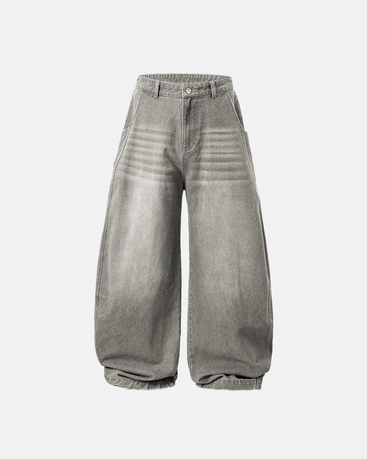 Washed Barrel Baggy Jeans