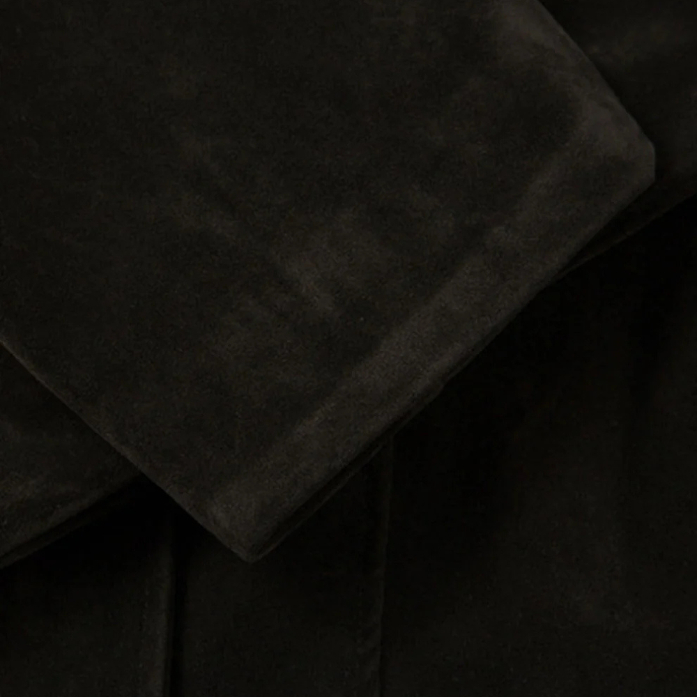 Retro Unique Metal Button Suede Lapel Bomber Jacket