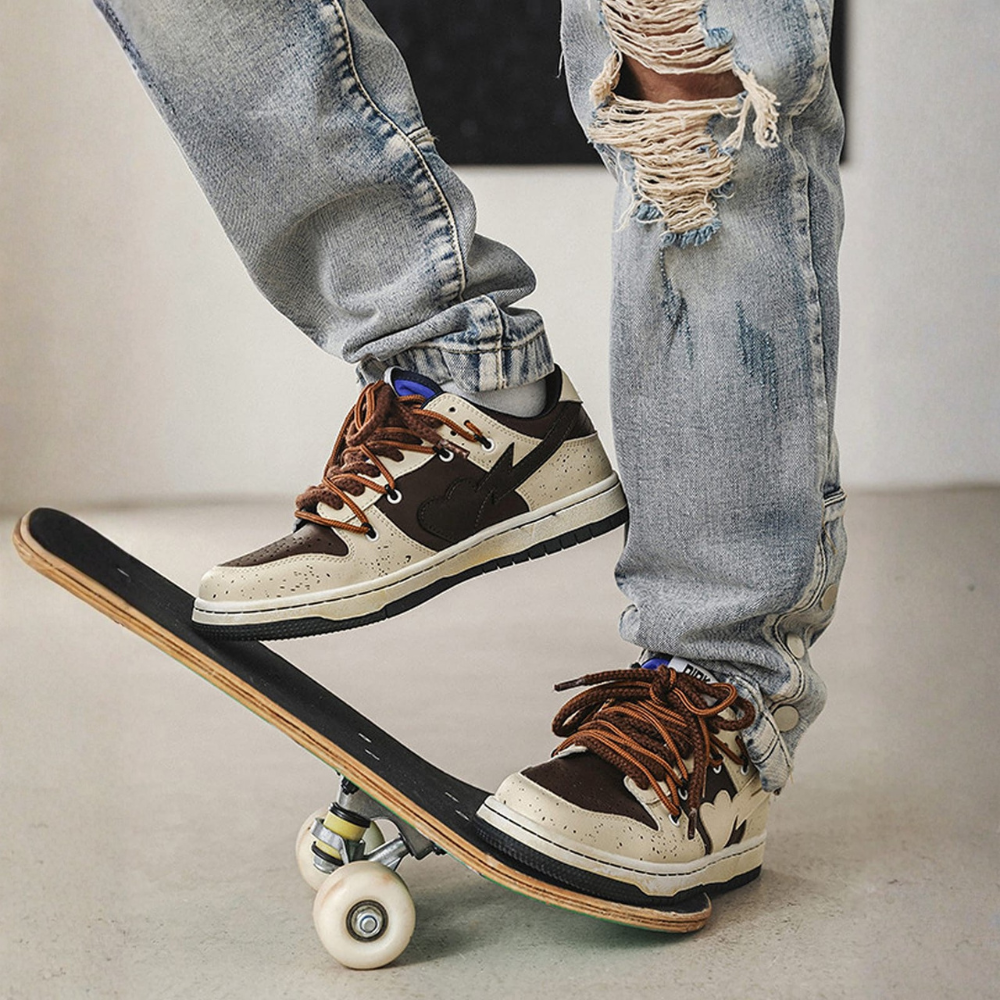 High Street Love Sneakers - Brown