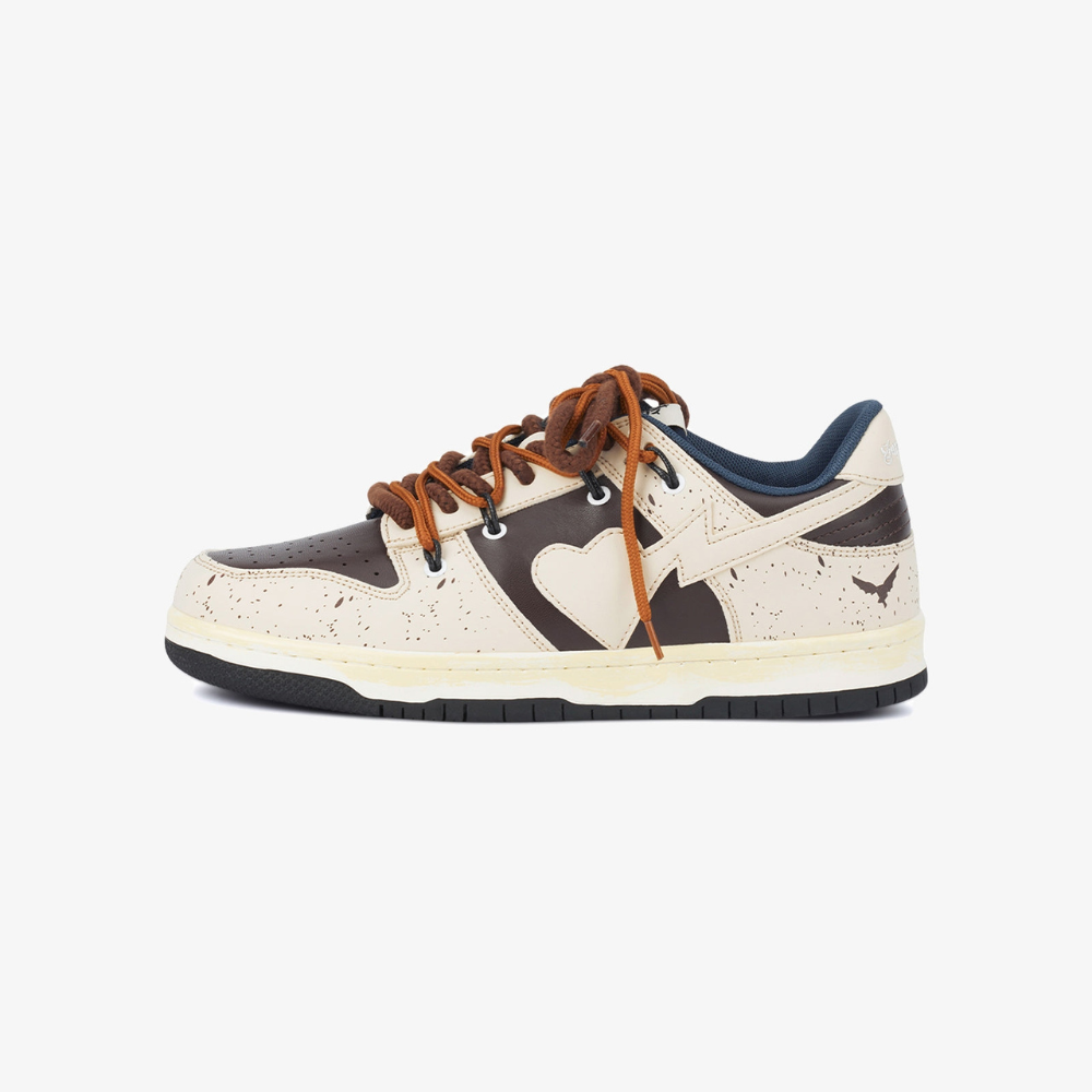 High Street Love Sneakers - Brown