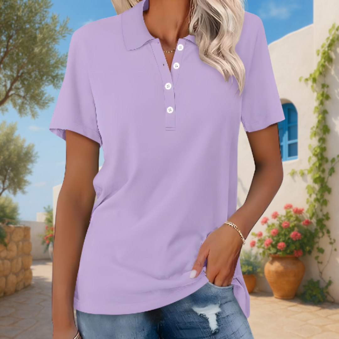 Mia | Polo en matériaux durables pour femme