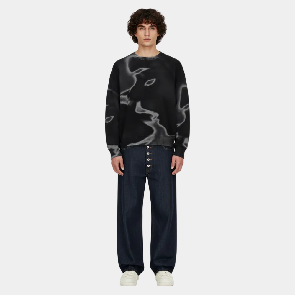 Vortex Graphic Sweatshirt - Black
