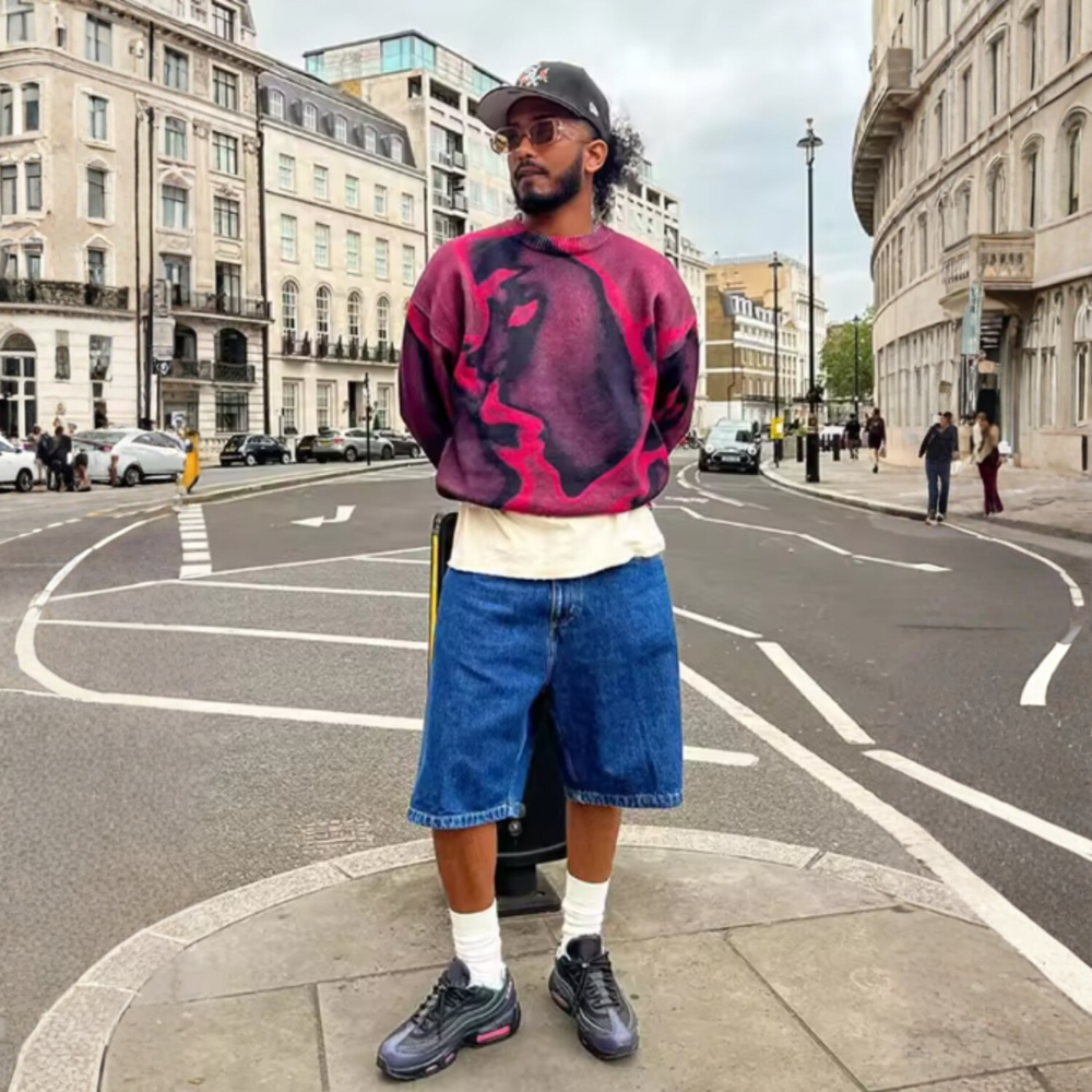 Vortex Graphic Sweatshirt - Black