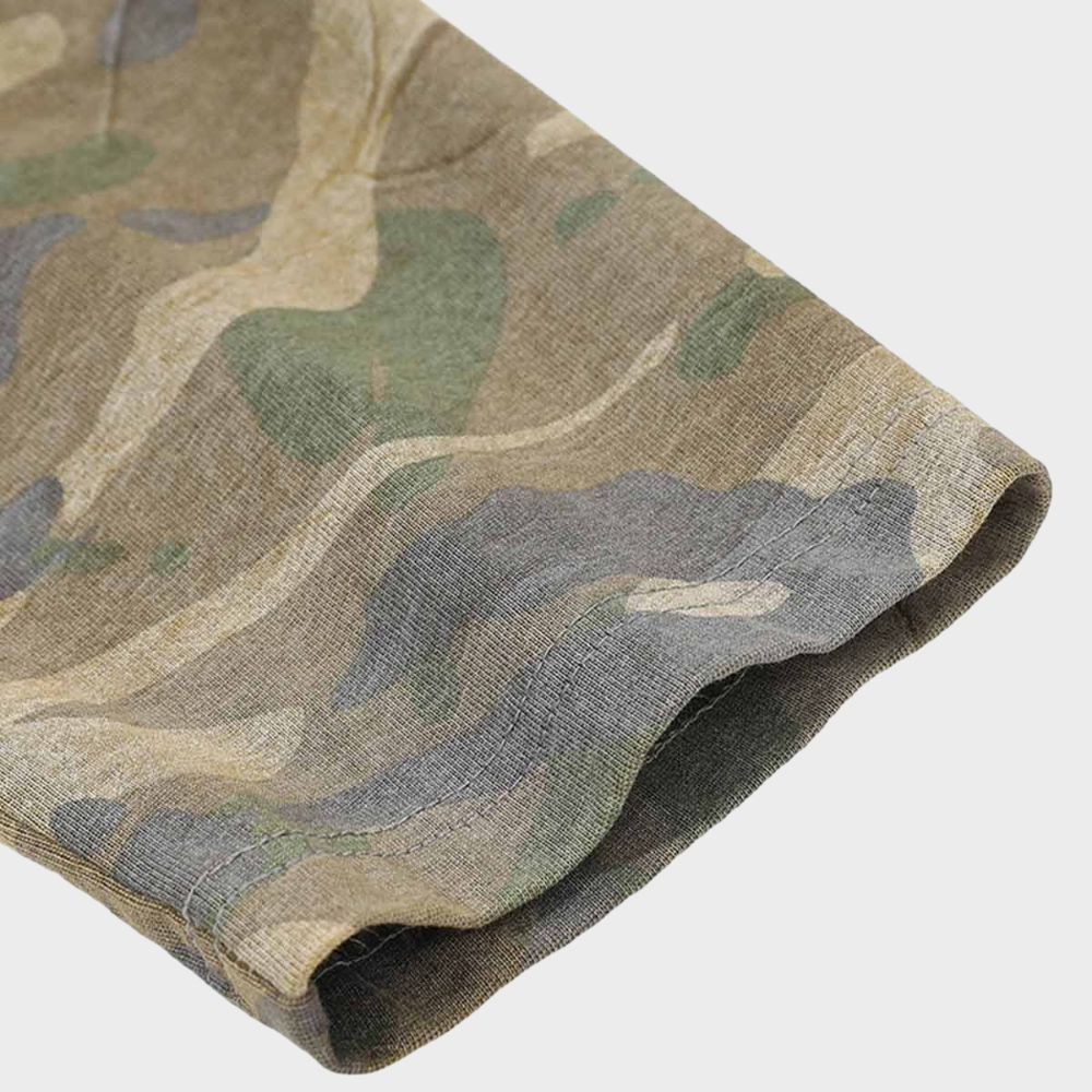 Camouflage Two-Piece Tee - Gray