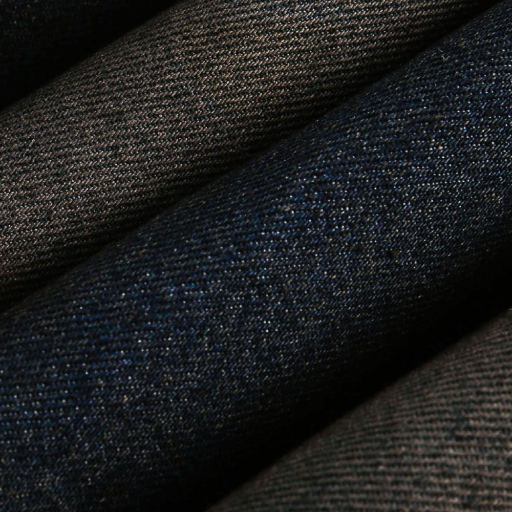 Denim Fur Hooded Jacket - Deep Blue