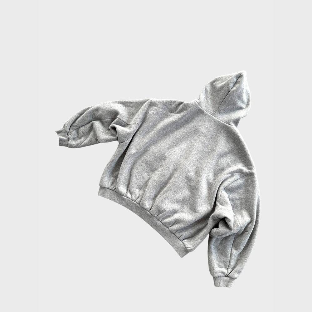 Checkered Inside Out Zipper - Black