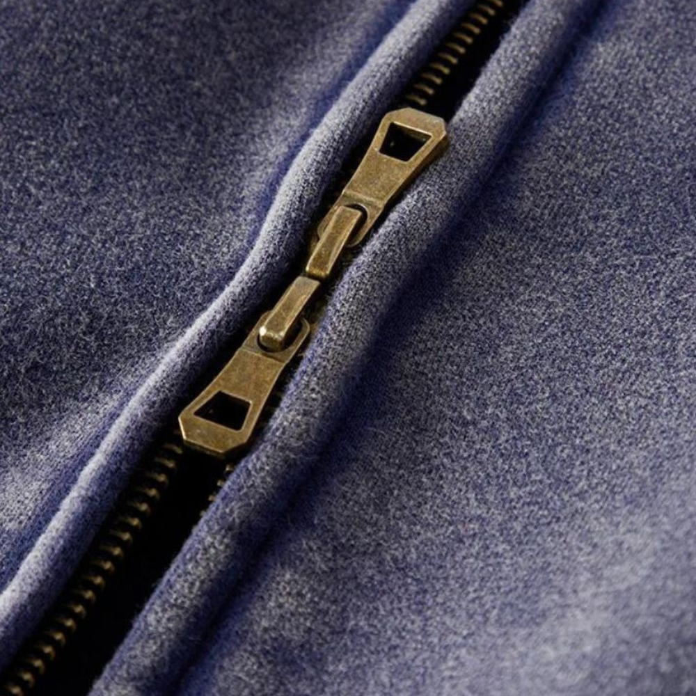 Heavyweight Zipped Hoodie - Black