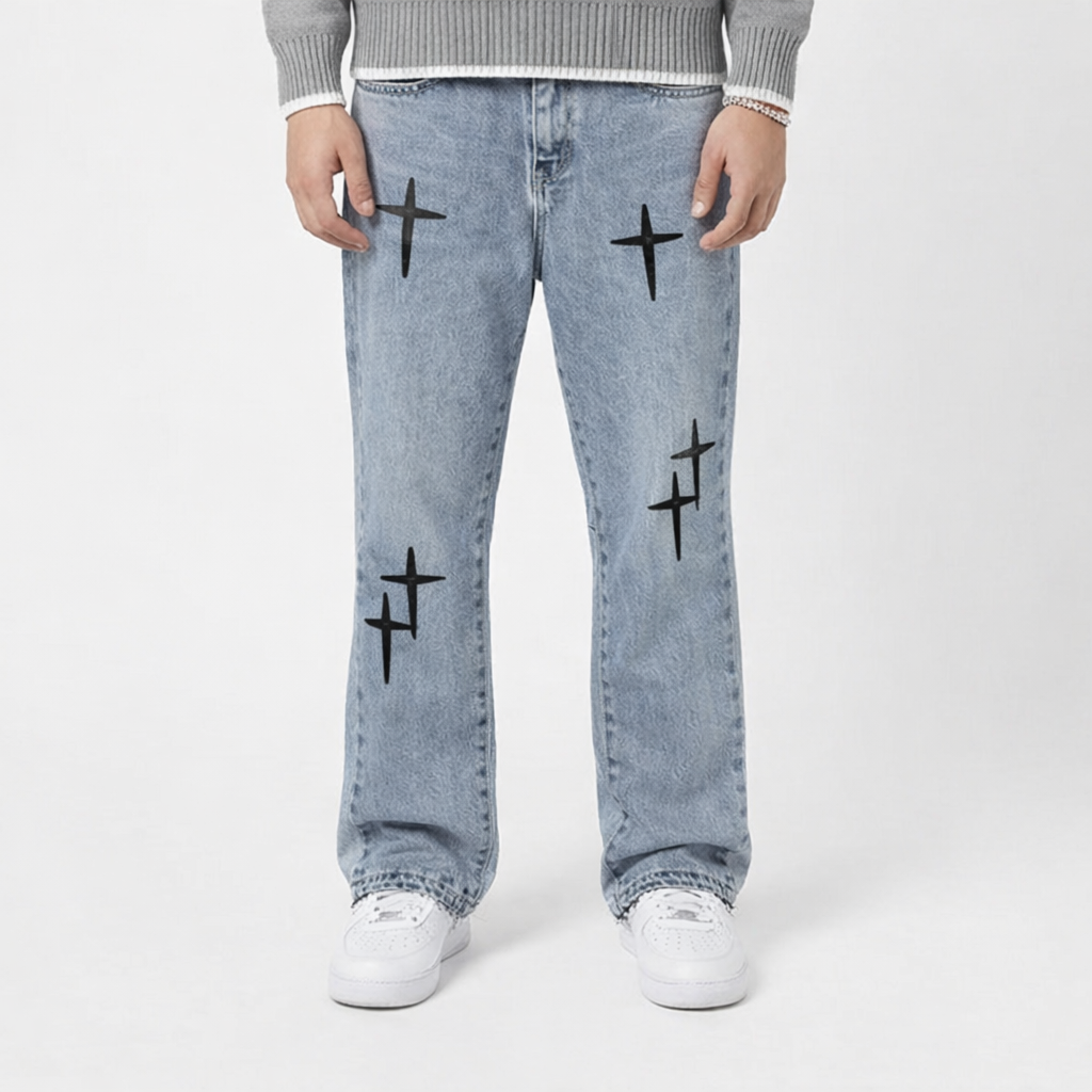 Crossed Streetwear Jeans