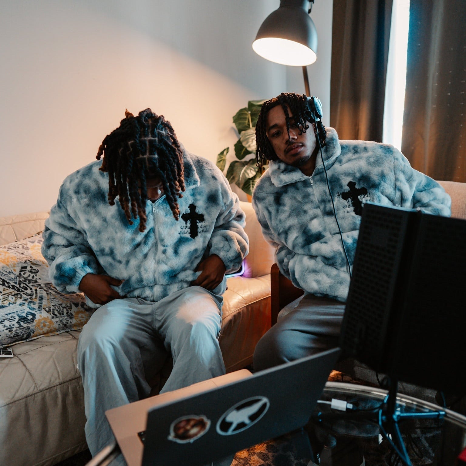 Vintage Warm Cross Fleece Jacket