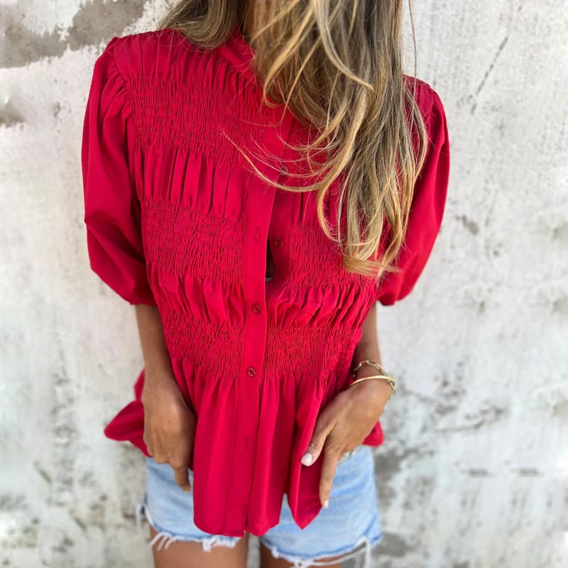 Aukje | Blouse élégante de style Ibiza